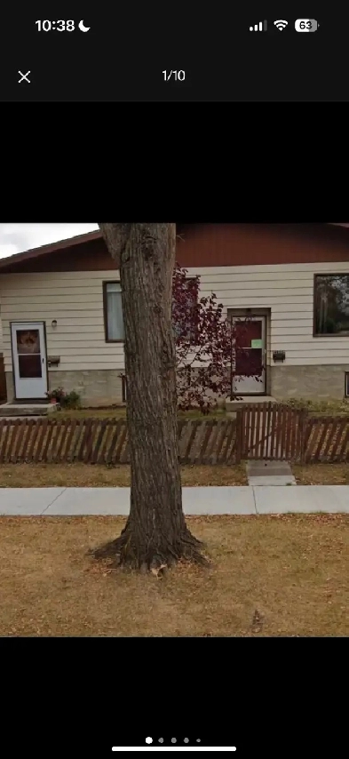 3 bed 2 bathroom duplex for rent