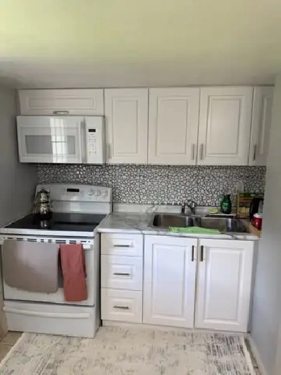 Walk out one bedroom apartment