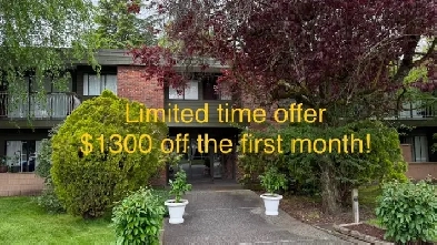 LIMITED TIME OFFER! Renovated 1B available at Delta West! CAT OK