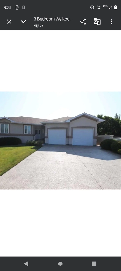 Beautiful 3 Bedroom Walkout basement suite available October 1