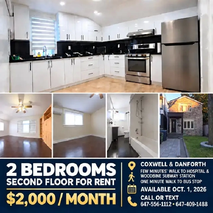 House 2nd floor for Rent 2000 Dollars near Downtown