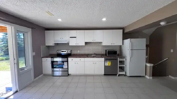 Citadel NW:  2-bedroom walkout basement suite -immediately