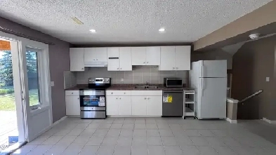 Citadel NW:  2-bedroom walkout basement suite -immediately