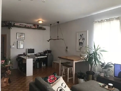 TRÈS GRAND 3 1/2 ENSOLEILLÉ PLACE VALOIS, MÉTRO JOLIETTE, RDC
