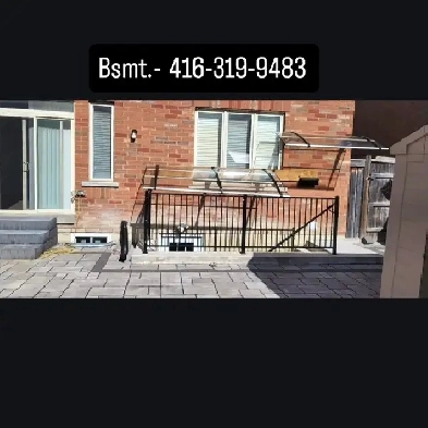 2 BEDRMS   1 WASHRM LEGAL BASEMT.- MCVEAN/CASTLEMORE  FOR LE...