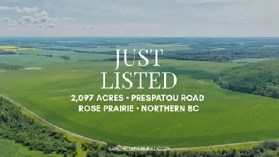 2,097 Acres | Rose Prairie Farmland | Northern BC