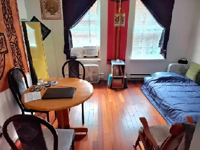 Appartement 1 et demi à sous-louer pour 6 mois