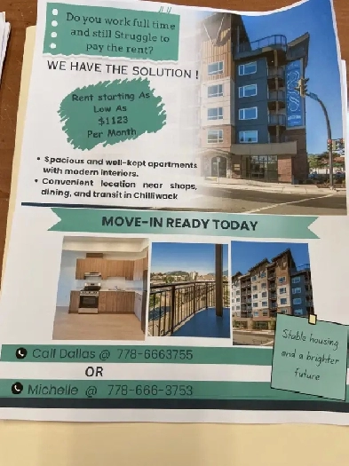 1 & 2 Bedroom Units Now Available - Starting at $1123/month
