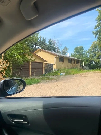 Double Unheated Garage at my farm in SW Edm city limit