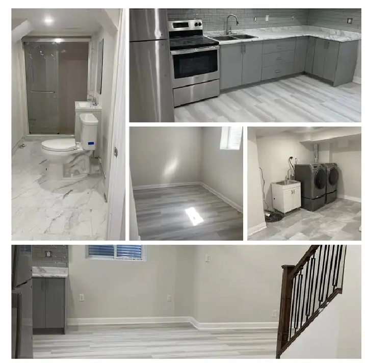 Bright 2-Bedroom Basement - Parking - $1,900