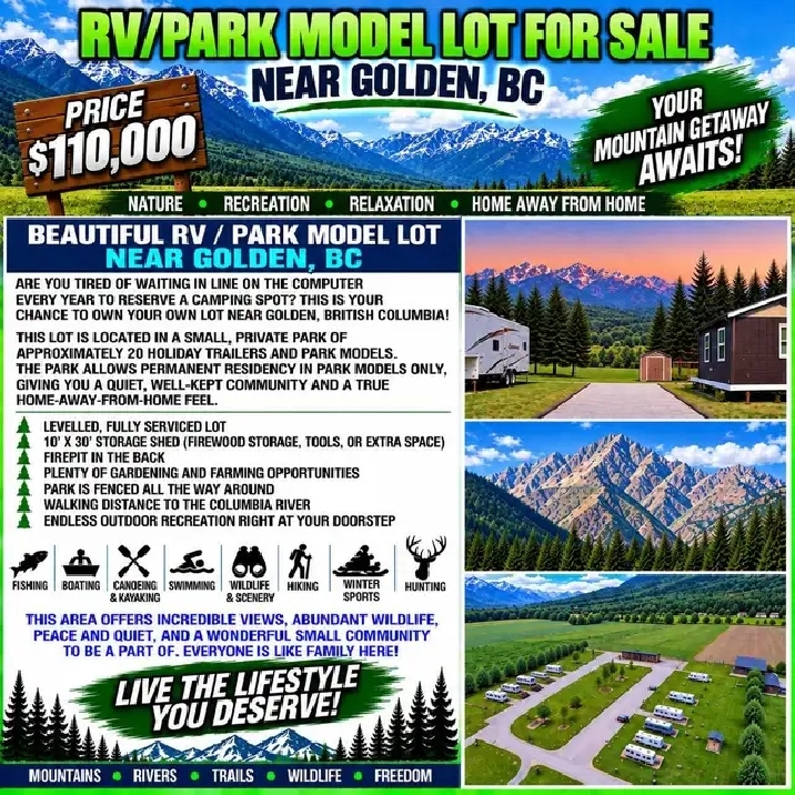 GOLDEN, BC LOT FOR SALE