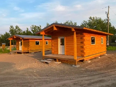 New log cabin - completely assembled and available today!