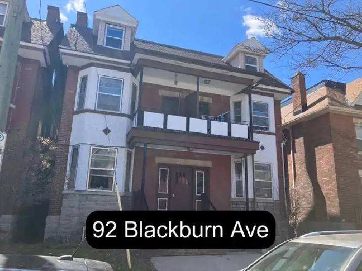 3 Bedroom Sandy Hill Apartment for Rent (92 Blackburn Ave)