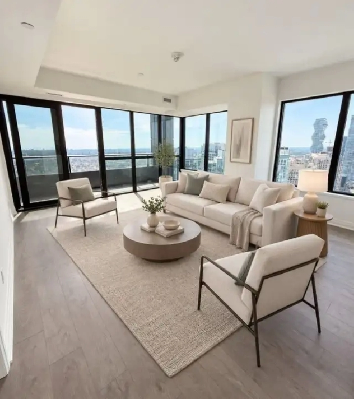 BRAND NEW CORNER SUITE 2 BED   2 BATH WITH SKY TERRACE