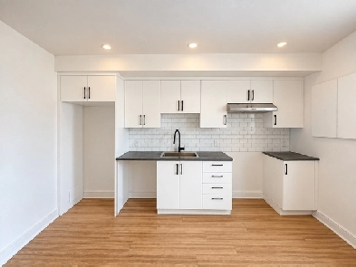 5 ½ entièrement rénové, moderne et lumineux – Saint-Hyacinthe –
