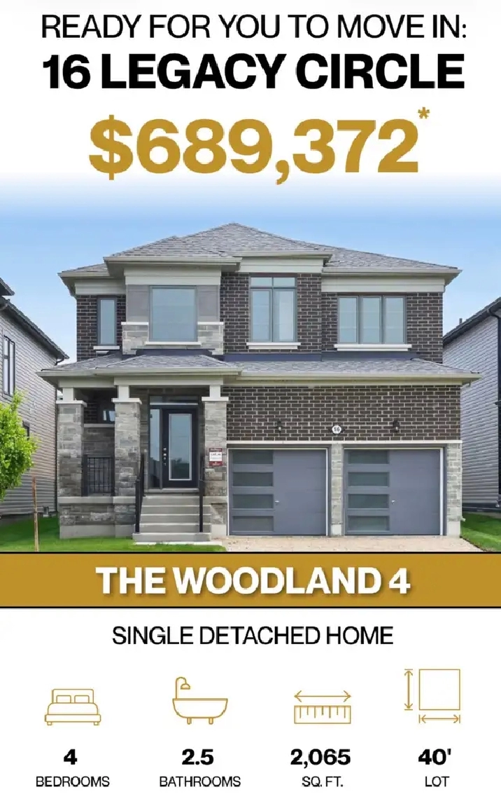 beautiful brand new House move in ready