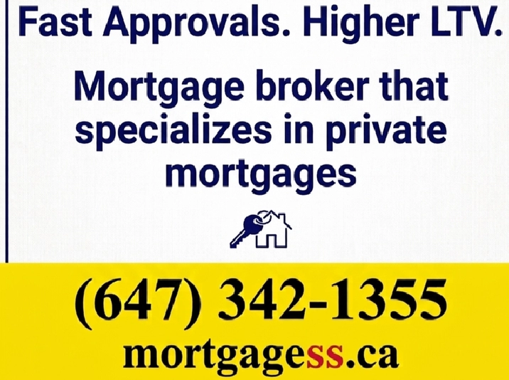 ⚡PRIVATE MORTGAGE⚡SECOND MORTGAGE⚡647-342-1355⚡REFINANCE⚡