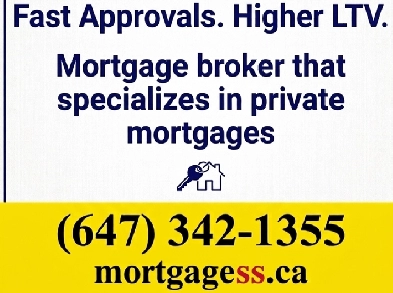 ⚡PRIVATE MORTGAGE⚡SECOND MORTGAGE⚡647-342-1355⚡REFINANCE⚡