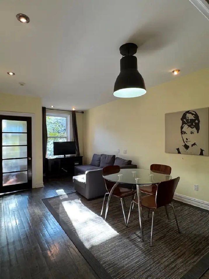 2 ch. entièrement meublé avec cour privée Plateau-Mont-Royal