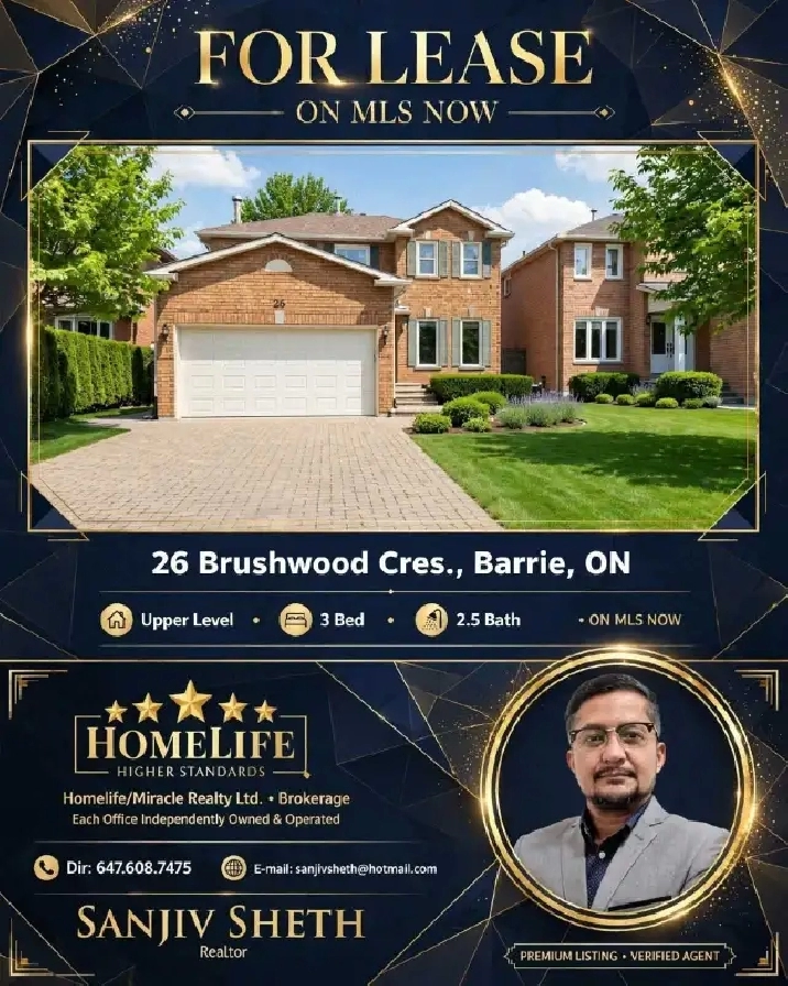 House For Lease - Barrie, ON