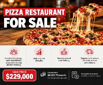 Pizza Store for Sale