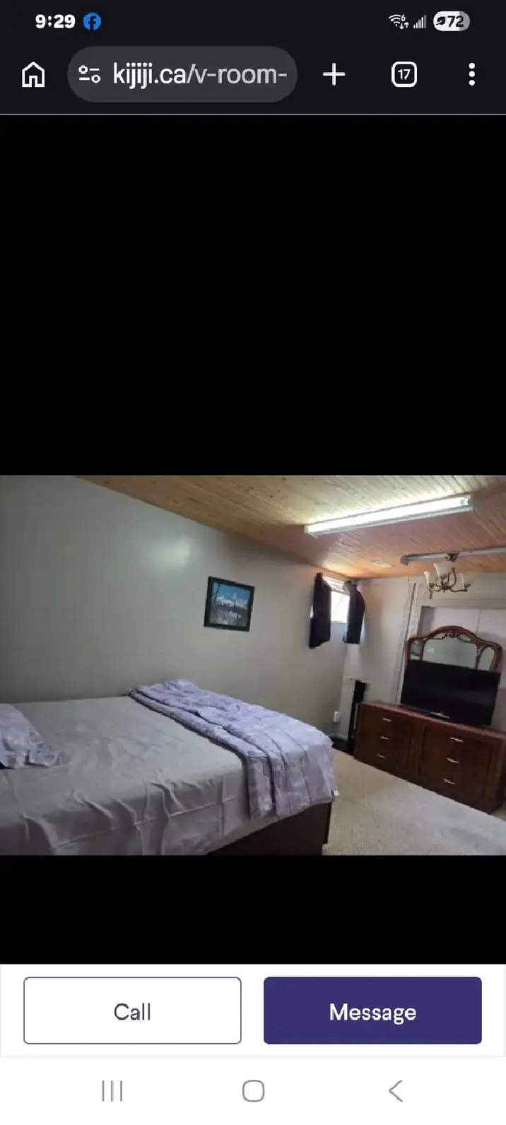 Short term room
