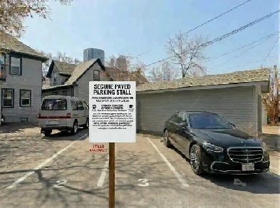 Downtown Calgary parking stall for rent