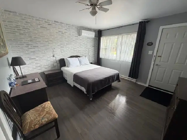 Private bath and entrance, fully furnished, all-included