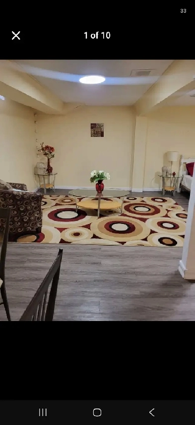 Basement for rent