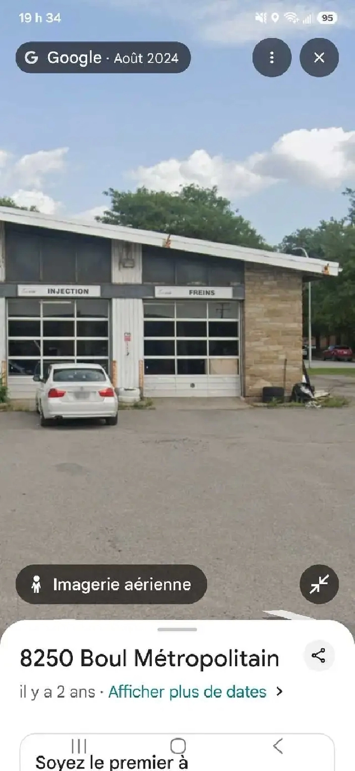 Garage 26 x 15 chauffé à louer Anjou