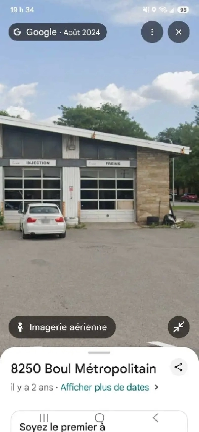 Garage 26 x 15 chauffé à louer Anjou