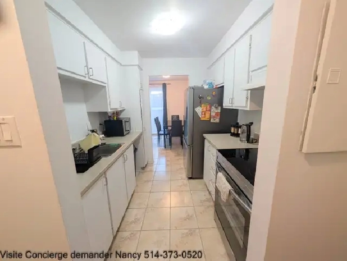 Joli grand appartement 5 et demi à Brossard, boul. Milan, libre