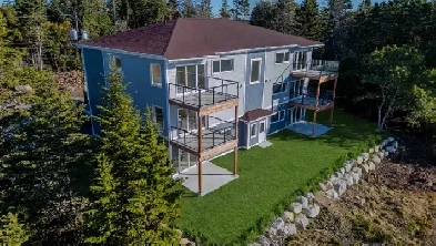 Newly Built Oceanfront 2-Bedroom Apartment in Barrington Passage