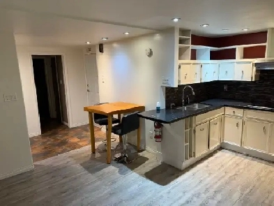 1 bedroom basement suite