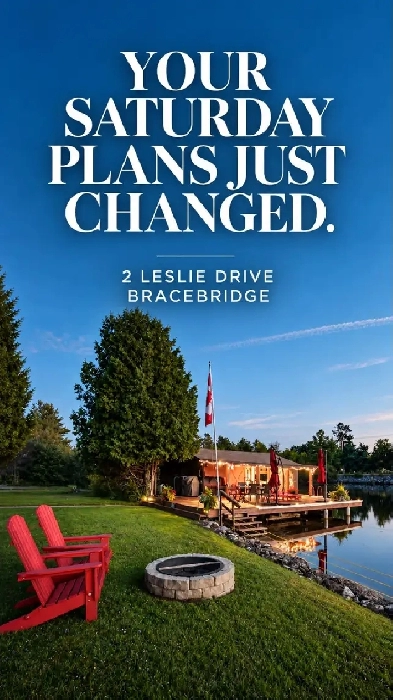 Open House Waterfront Home 2 Leslie Drive Bracebridge