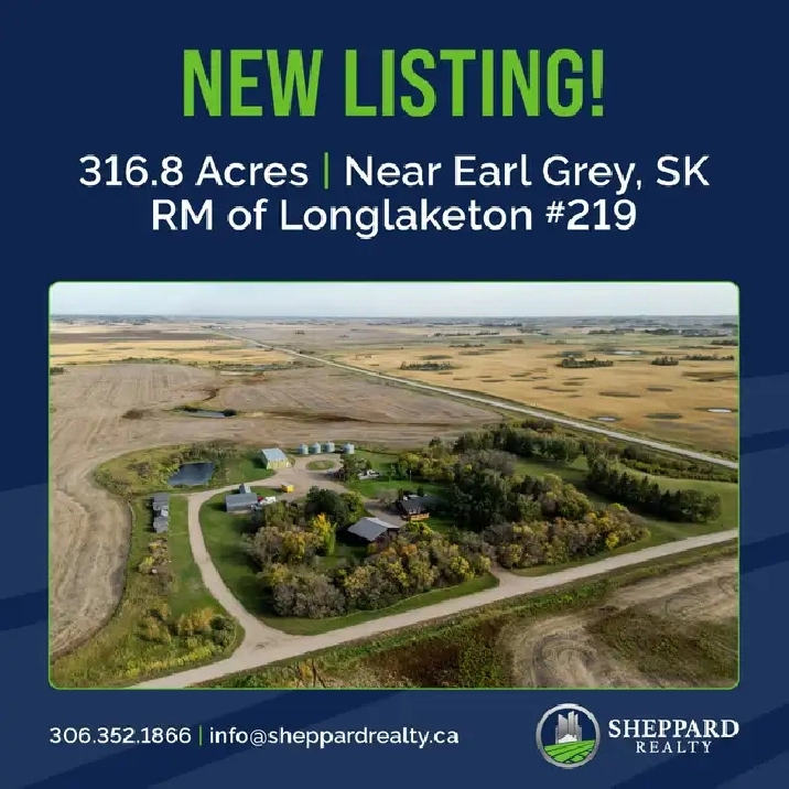 2 Quarters With Yard Site | Near Earl Grey & Strasbourg, SK
