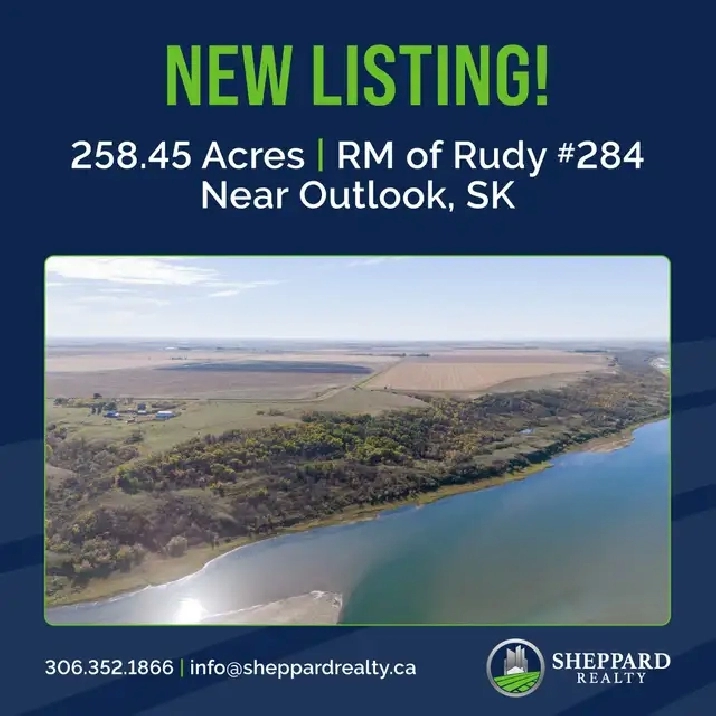 258.45 Acres | RM of Rudy # 284 | Outlook, SK Area