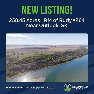 258.45 Acres | RM of Rudy # 284 | Outlook, SK Area