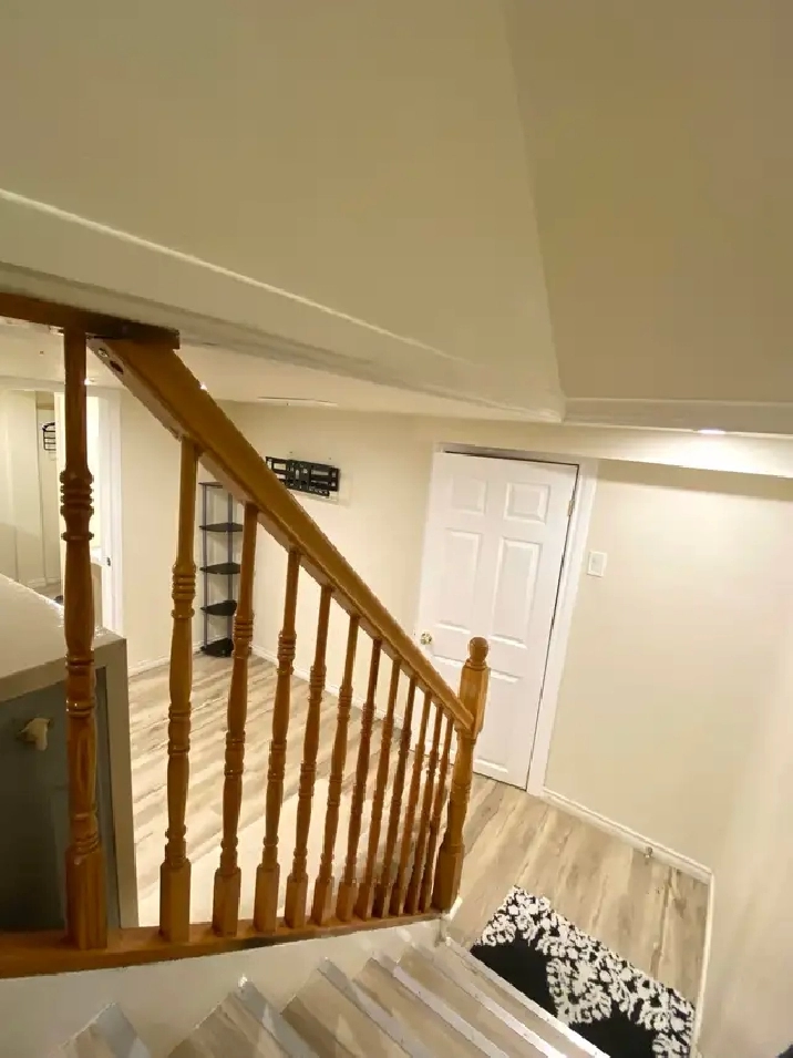 Furnished basement room with private bathroom