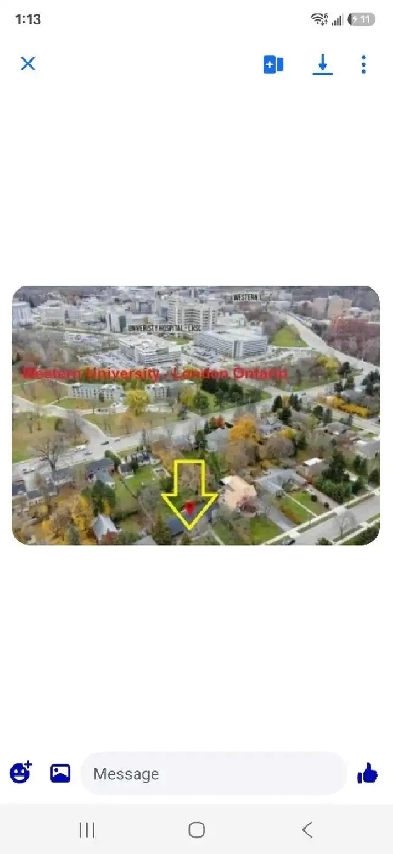 furnished room next to Western University