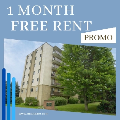1 BED APARTMENT IN PORT HOPE (UTILITIES INCLUDED) w 1 MONTH FREE
