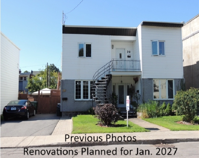Lachine / Ville Saint Pierre – 2–4 Bedrooms, Yard & Parking
