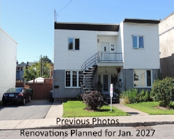 Lachine / Ville Saint Pierre – 2–4 Bedrooms, Yard & Parking