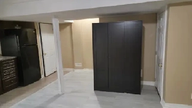 1 Bedroom Basement Apartment at Keele Street and McNaughton Rd