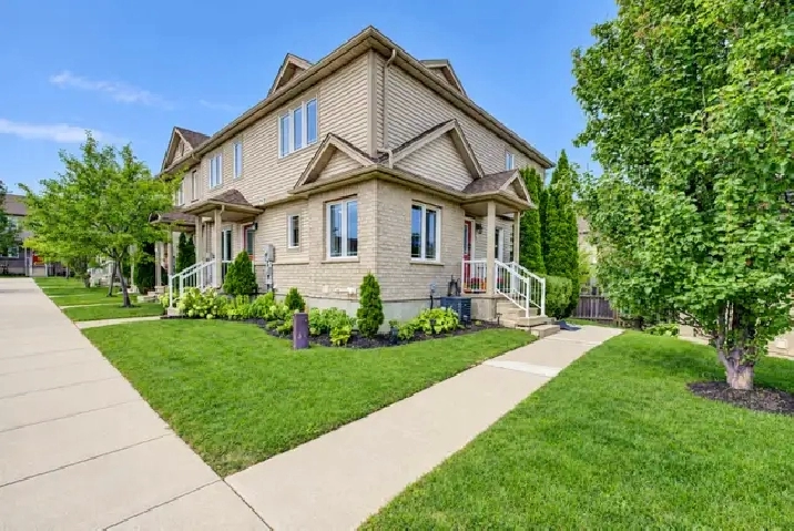 Bright & Carpet-Free End-Unit Freehold Townhome!