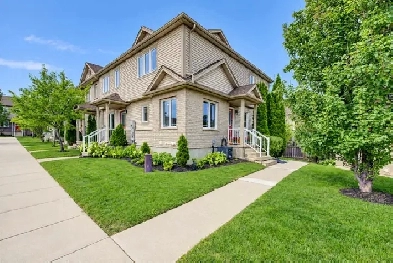 Bright & Carpet-Free End-Unit Freehold Townhome!
