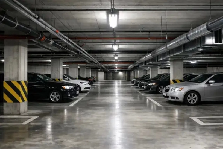 Underground parking for rent at Bay and College