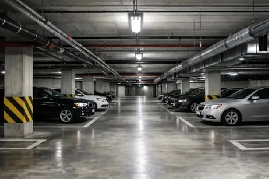 Underground parking for rent at Bay and College