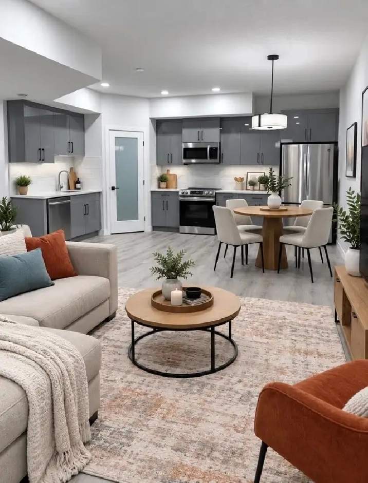 Spacious Modern 900 Sq. Ft. 1 Bedroom Basement Suite – Keswick