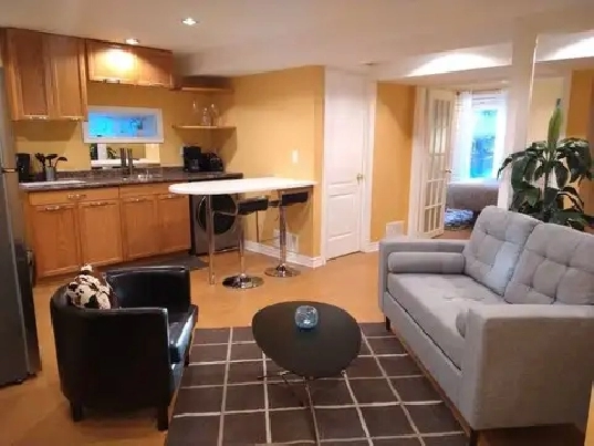 1 Bedroom Furnished Walkout Apartment for Rent